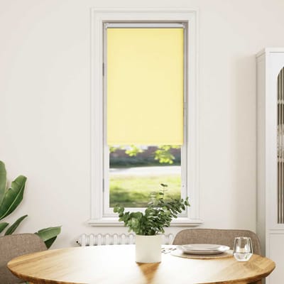 vidaXL - Rolgordijn - 60x150 - cm - verduisterend - stofbreedte - 55,7cm - geel