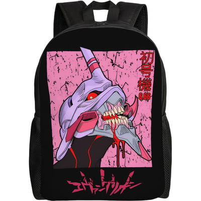 Custom EVA Evangelions Rugzak Mannen Vrouwen Casual Boekentas voor School College Manga Tassen One Size