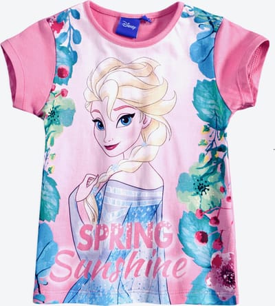 Disney Frozen T-shirt - Spring Sunshine - roze - maat 140 (10 jaar)