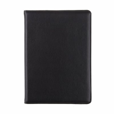 New Age Devi - 360 Draaibare Bookcase geschikt voor iPad 5 2017 iPad 6 2018 tablethoes - Zwart