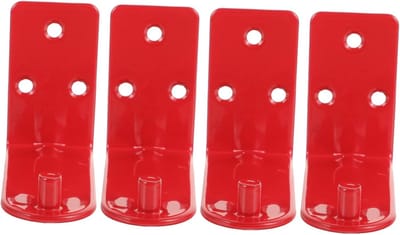 Brandblusser Beugel - Wandmontage Houder - Veilige Opslag - Universele Pasvorm - 7 x 5.3 x 3 cm - Rood