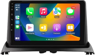 Autoradio met bluetooth - Carplay - Voor Renault Clio 2 (2000-2012) - Geschikt voor Apple en Android - Stereo - Navigatie - Navigatiesysteem auto - 2GB 64GB