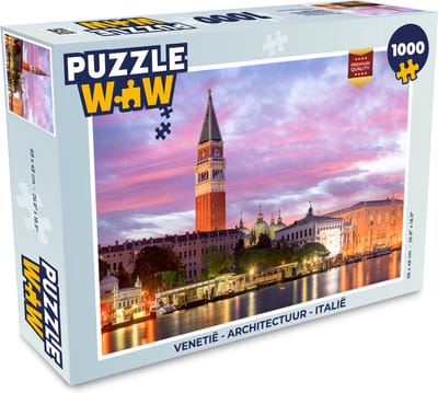 Puzzel Venetië - Architectuur - Italië - Legpuzzel - Puzzel 1000 stukjes volwassenen