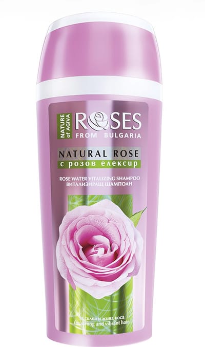 AGIVA ROSES VITALISERENDE VERSTERKENDE VOEDENDE ROZEN VOLUME SHAMPOO voor STERK en VITAAL Haar met ROZEN ELIXIR voor VROUW en MAN 250 ml