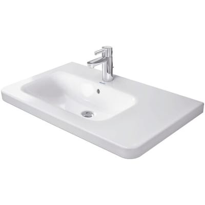 Duravit DuraStyle furniture washbasin 80 cm asymmetric, basin on the left