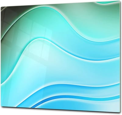 Glazen Keukenbord - Glassnijplank Werkbladbeschermer - Keukenwerk Uitbreiden - Gehard Krasvast Glas - 60 x 52 cm - Meerkleurig