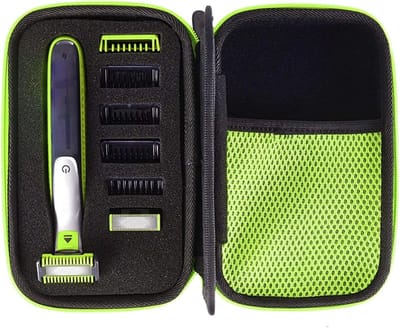 Reisetui Trimmer - Opbergtas Scheerapparaat - Veilig Opbergen - Schokbestendig Nylon PU - Niet gespecificeerd - Groen