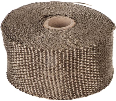 Dailygoods - Vlamwerende Isolatietape voor Schoorsteen en Uitlaatpijp - Inclusief 2 Bevestigingsclips
