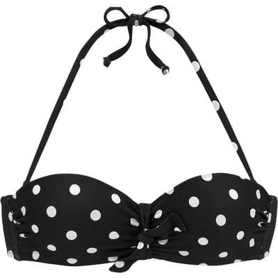 Bikini top bandeau met beugels voor dames Lascana Powder