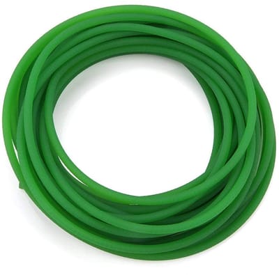 Dailygoody - PU Round Belt - Polyurethaan Aandrijfriem - Hoge treksterkte - Groen - Voor verpakkingsmachines - 10 meter lang