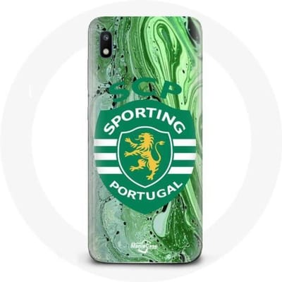 Coque - maniacase - Samsung Galaxy A10 - Souple - Protection - Sporting Portugal noir