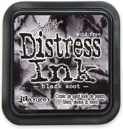 Distress Ink stempelkussen - Black soot