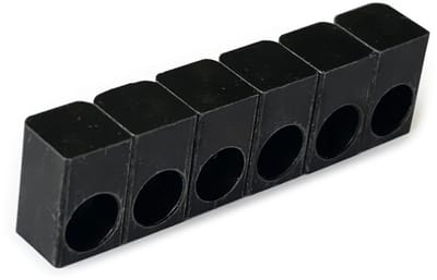 Floyd Rose FROSLIB21P Original String Lock Insert Blocks (set van 6 stuks, zwart)
