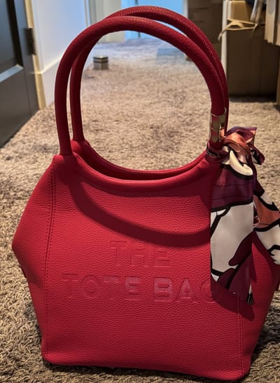 Damestas - The Tote Bag - Rood - 22 x 17 cm