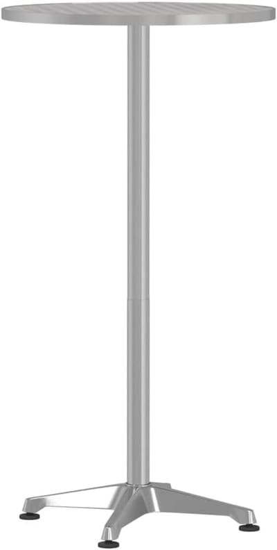 Tuin Bartafel - Buiten Tafel - Buiten Dineren - In Hoogte Verstelbaar - Ø595x70/1095 cm - Aluminium
