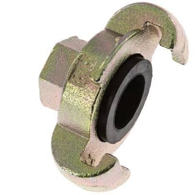 Gietijzer DN 15 DIN 3489 compressor klauwkoppeling Rp 3/8 inch Binnendraad