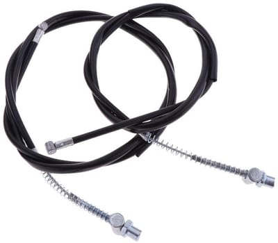 Dailygoods- Remkabelset Duurzaam - Remkabel Achter 1200 mm - Remkabel Voor 900 mm - Vervangend - Metaal - Hoogwaardig Materiaal - Remkabels