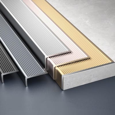 Trapneusprofiel Antislip - Randbescherming Traptreden - Veiligheid Verbeteren - Robuuste Aluminiumlegering - 90 cm - Gunmetal