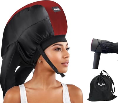 Ideale Haardiffuser voor Krullend Haar - Ruime Capaciteit Föhn Cap voor Snelle Styling
