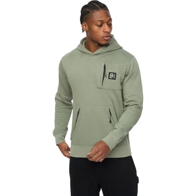 Crosshatch Heren Portville Hoodie (Olijf)