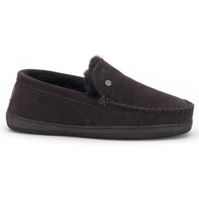 Warmbat Grizzly Suede Heren Sloffen - Bruin