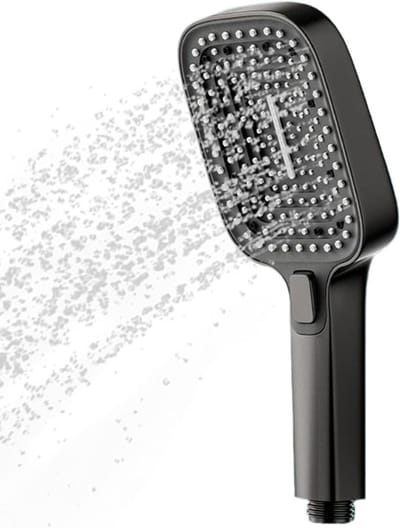 Drukverhogende Douchekop - Vierkante Douchekop - Verbeteren Douche-ervaring - Efficiënte Waterbesparing - 18 x 13 cm - Chroom