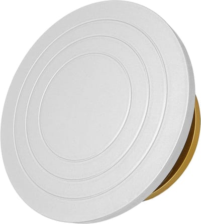 Keramiek Draaitafel - Aardewerk Schijf - Klei Modelleren - Stevig PVC Profiel - 30 cm - Zilver