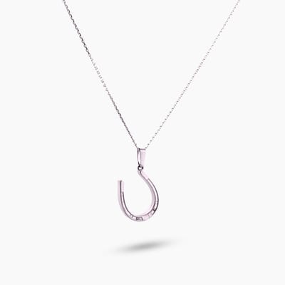 Pinchme Charms - Hoefijzer bedel – Klein sieraad, groot geluk - Echt zilver - Handgemaakt in Nederland - Luxe cadeauverpakking - Ketting Sieraden