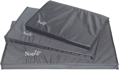 NapZZZ Benchkussen Waterproof Antraciet grijs Maat S: 59 x 42 x 5 cm