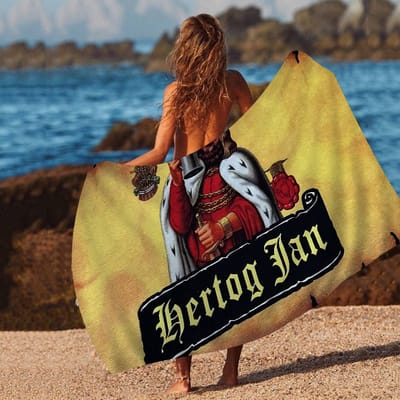 H-Hertog Jan Badhanddoek Microvezel Zacht Waterabsorberend Ademend Voor Meisjes Kinderen Decoratieve Cartoon Strandhanddoek Cotton 30x30cm