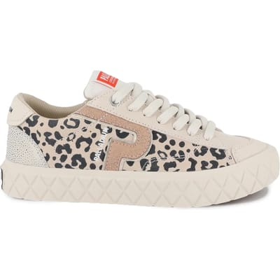 Palladium 94663-243-M Ace Lo Mix Wild S - Damestrainers - Tropisand-Leopard-M