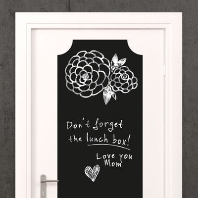 Schoolbordsticker - uitwisbare zelfklevende muurstickers - DECORATIEVE DEUR - 125 x 35 cm