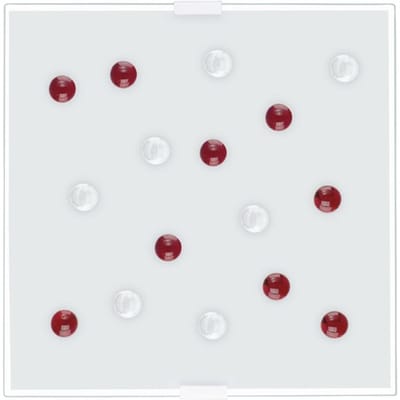 EGLO Santiago 1 - Wand/Plafondlamp - LED - Wit, Helder, Rood
