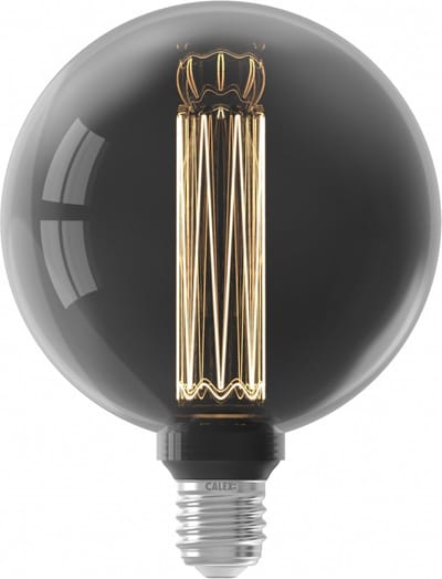 Calex Crown Series LED Lamp - E27 - G125 Lichtbron Titanium - 3.5W - Dimbaar