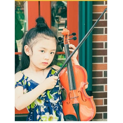 Kinderen Speelgoed Gesimuleerde Viool Kan Muziekinstrument Speelgoed Spelen Muziek Vroege Educatie Fotografie Optreden Rekwisieten Meisje Cadeau white