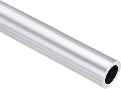 Aluminium ronde buis 25mm OD 15mm ID 400mm lengte - naadloze buis voor industrie en DIY projecten
