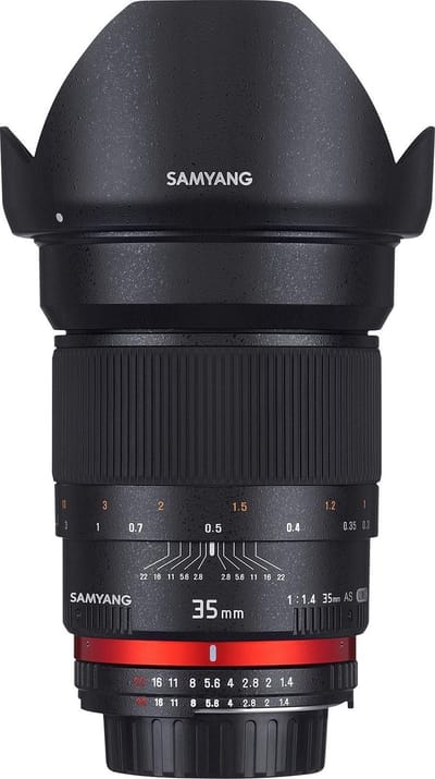 Samyang 35mm F1.4 AS UMC - Prime lens - geschikt voor Nikon Spiegelreflex