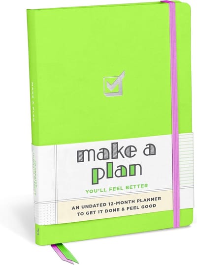Ongedateerde Weekplanner en Agenda Notitieboek voor Jaarplanning