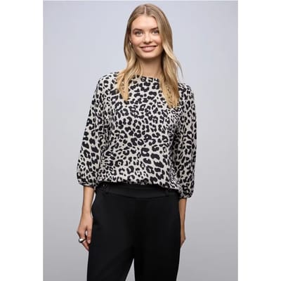 Gedessineerd jacquard shirt