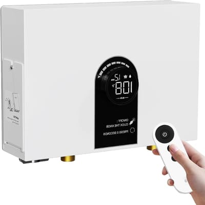 Elektrische Boiler - Direct Warm Water - Badkamer Douchen - Tankloos Verwarmingselement - 11 kW - Wit