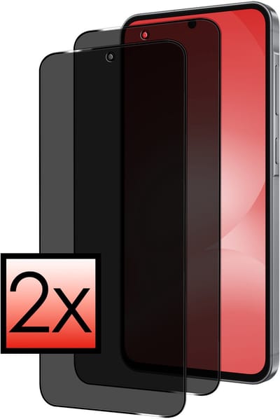 Screenprotector - 2 Stuks - Geschikt voor Samsung Galaxy A56 - Privacy Filter - Beschermglas - Gehard Glas - Tempered Glass - Screen Protector - Anti Spy - Full Display Cover