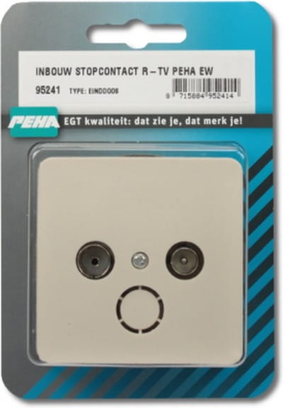 INBOUW STOPCONTACT R-TV PEHA EW