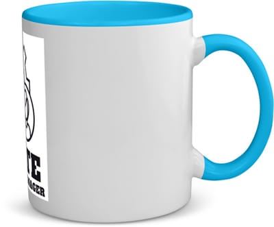 Akyol - beste accountmanager koffiemok - theemok - blauw - Beste accountmanager - collega - welkom - afscheid - 350 ML inhoud