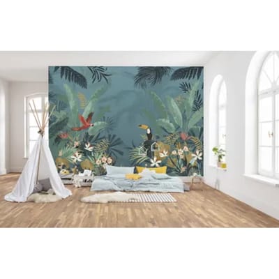 Komar Colours - Fotobehang Enchanted Jungle - Behang - Inclusief Lijm - 350 x 250 CM.