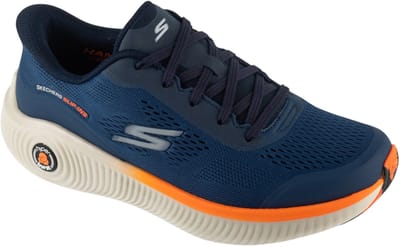 Skechers Slip-Ins: Go Run Anywhere, Mannen, Marineblauw, Hardloopschoenen, maat: 39,5