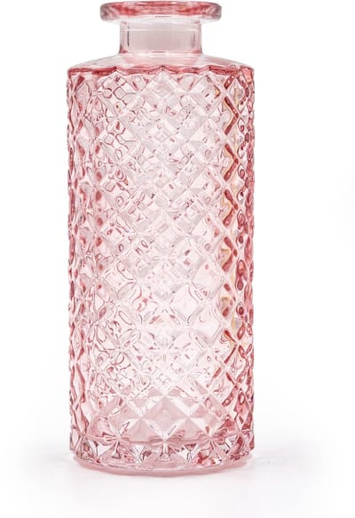 Vaas - Modern Bruiloft Decoratie Set - Lente Planten Droogbloemen (Roze)