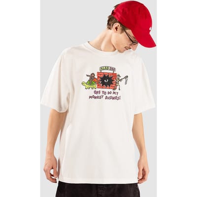 A.LAB Monkey On The Run Boxy T-Shirt wit