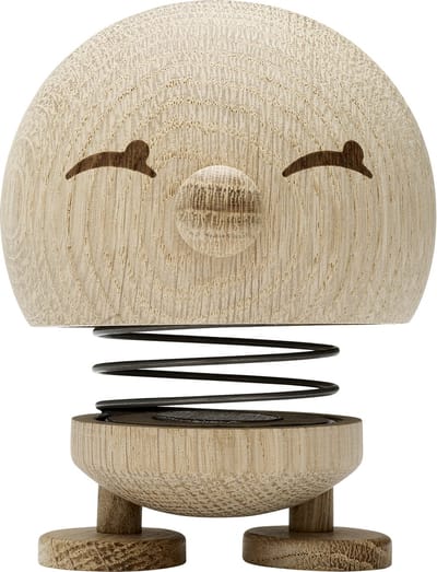 Hoptimist Bimble Beeldje - M - Ruw eikenhout - Houten Beeldjes Decoratie voor Woonkamer, Kamer en Kantoor - Cadeau Idee voor Mannen, Vrouwen en Kinderen
