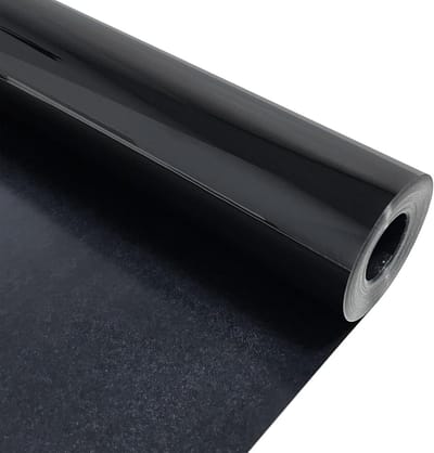 Zwarte Warmteoverdracht Vinyl Rol (30,5 cm x 6,1 m) - Strijkbaar HTV voor Cricut en Snijmachines