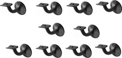 Leuninghouder zwart - Keilboutbevestiging- Hol zadel  Hermeta - 3501-70 - 10 stuks